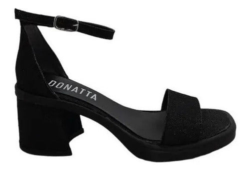 Elegant Low Heel Women's Sandals for Parties by Donatta 30