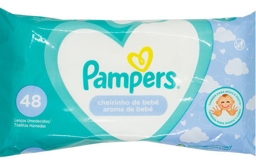 Pampers Kit X12 Toallitas Húmedas Aroma Caricia De Bebé 2