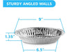 9 Aluminum Foil Pie / Tart Pans Congelador Horno Desechable 1