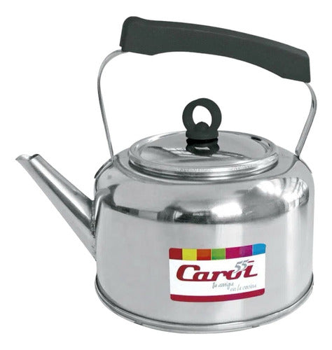 Carol Stainless Steel Teapot with Long Spout Handle 1.6L 0