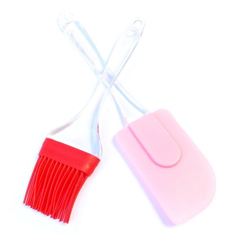 Wang Neng Silicone Spatula and Brush Set 6