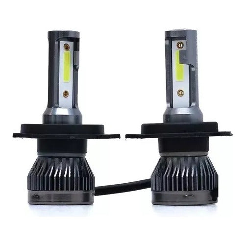 Lux Led Kit Cree Led H4 Mini Y3 22,000 Lm Ultra Slim Alta Baja + T10 3