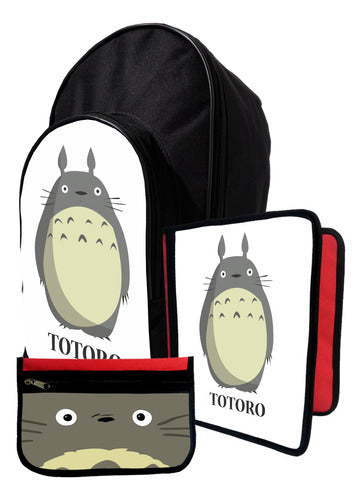 Marro Kit Backpack + Folder + Totoro Pencil Case #273 0