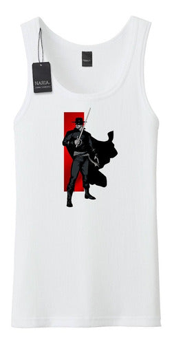 Men's Tank Top El Zorro Artwork Logo Image - Psez5 0