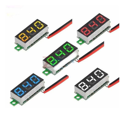 Service Market Mini Digital Voltmeter 2.5V to 30V DC 0