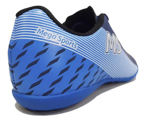 Mega Sports Botin - Football TF Blue and Sky Blue 4