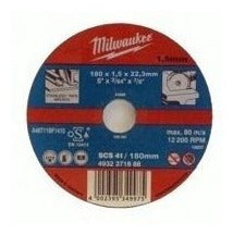 Milwaukee Disco Corte Metal 180mm X 1.5mm 0