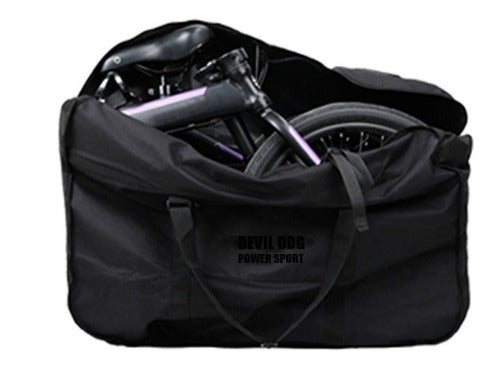 Bolso Porta Bicicleta Plegable Devil Dog X Rodado 26 7