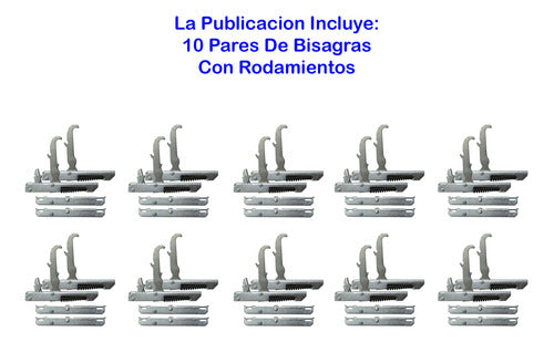 10 Sets of Oven Hinges for Escorial Palace Candor Kitchen 2