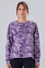 Women's Admit One Sports Sweatshirt, Likia Camo Purple 0