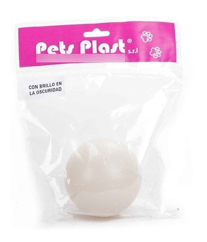 Pets Plast Large Plastic Ball Glows in the Dark for Dogs and Cats 0