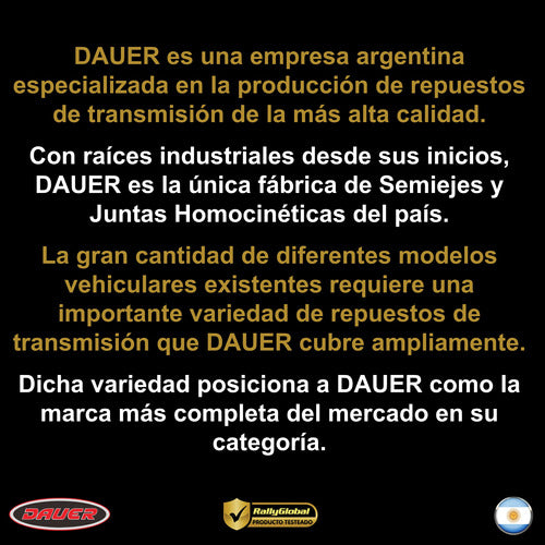 Dauer Junta Homocinética Chevrolet Corsa 1.4 1.6 Lado Rueda C/ Kit 4