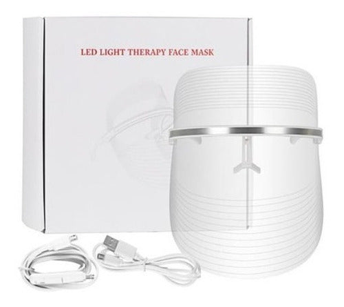 G&G LED Facial Therapy Mask 3 Light Photons Acne Anti-Wrinkle 1