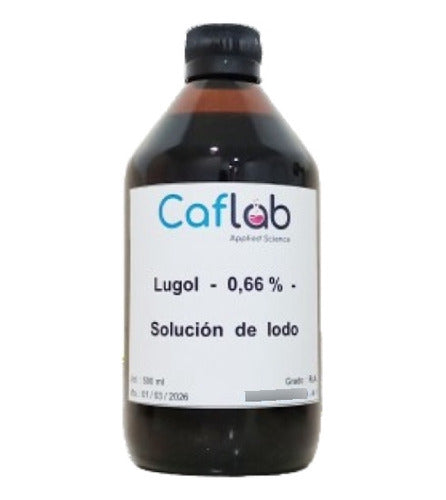 Reactivo Lugol 0,66 % X 1000 Ml - Caflab - 0