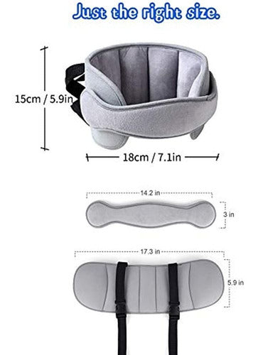 Stohua Pulgadas Bandas De Apoyo Para La Cabeza Del Asiento De Coche 3