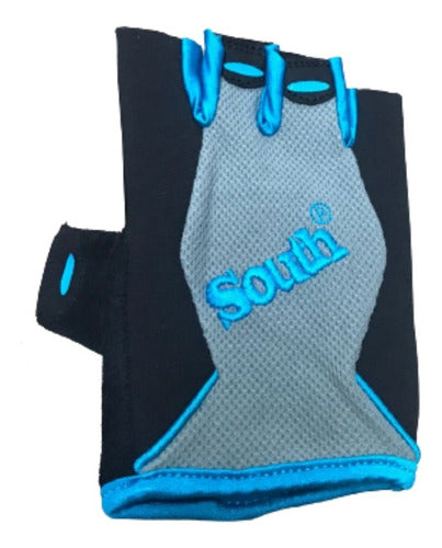 South Gym Leather Gloves for Gym and Cycling - Fitness Training 37