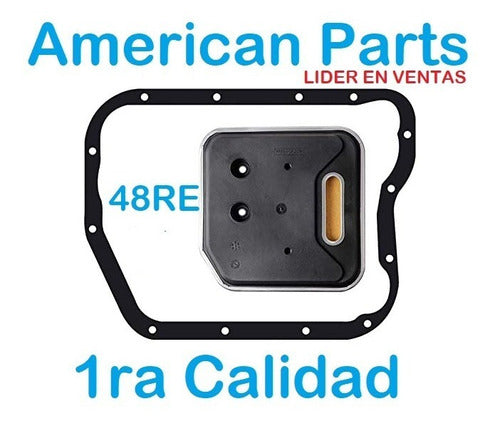 American Parts Filtro Caja Automática Ram 2500 48RE + Junta De Carter 0