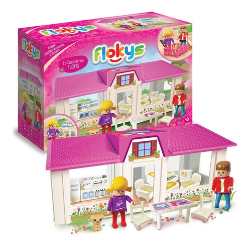 Flokys La Casa De Los Flokys Con Muñecos Y Muebles Rasti 0