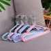 Generic Wire Clothes Hangers Covered Various Colors X 6 Pc 3