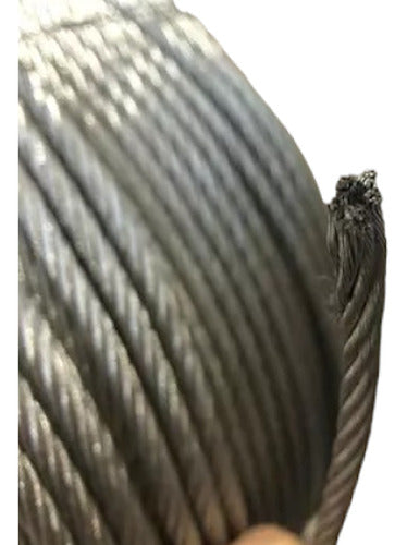 Mitre 8mm Flexible Galvanized Steel Cable 6x19+1 Roll 100m 4