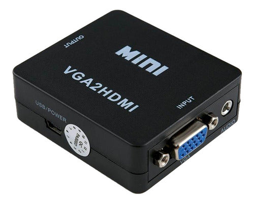 ANC+ VGA To HDMI Converter With Audio Supports 1080p 2