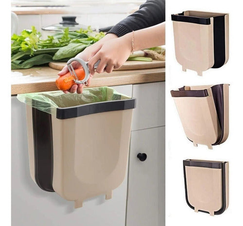 MAUMAU OBJETOS Foldable Trash Bin for Kitchen and Bathroom 3