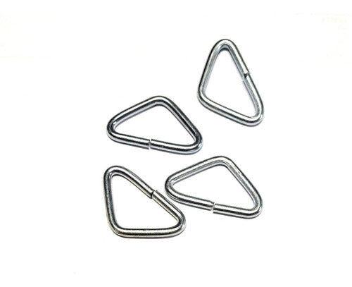 Set of 40 Zinc-Coated Trampoline Springs Triangles 2
