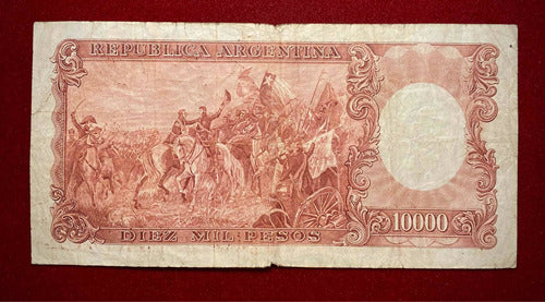 Billete 10000 Pesos Moneda Nacional 1968 Bottero 2196 1