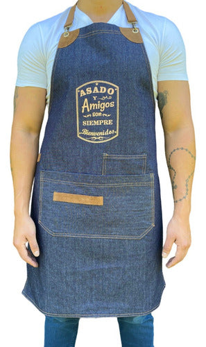 Jean Kitchen Apron Unisex for Grilling and Cooking 0