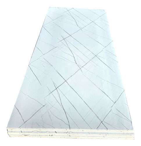 HARSEN® White Marble Effect PVC Ceramic 1.22 X 2.44 1