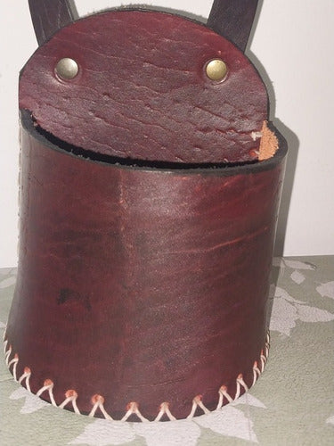 Handmade Leather Mate Holder for Car 4