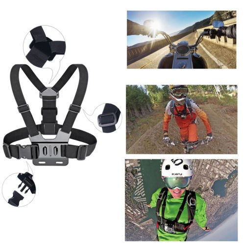 GoPro 5 In 1 Accessories Head And Chest Strap Set Kit 1