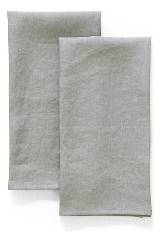 LK PureLife 100% Linen Kitchen Towels-20x27 Inches 0