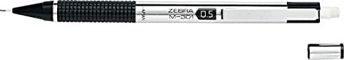 Zebra M-301 Mechanical Pencil Stainless Steel, Tip Size 0.5 5