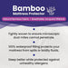 Slumberfy Waterproof Mattress Protector | Bamboo Hypoallergenic Mattress Cover 4