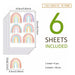 Cozydecor 36 Rainbow Stickers for Girl's Bedroom 2