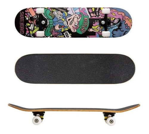 Skate Rofft Maple Skateboard 8 Layers Truck 5 Inches Aluminum 0