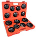 Eurotech Universal 14-Piece Cup Type Oil Filter Wrench Set 2