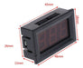 Digital Panel Voltmeter 3-Digit AC 220V - Red Color 4