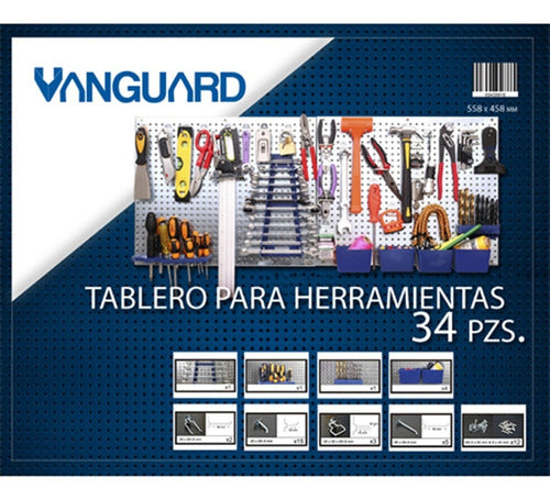 Vanguard Tool Organizer Panel Board X 34 Pcs 4