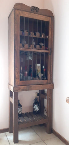 Handcrafted Wood Wine Rack 3