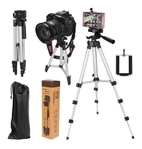 Aluminum Tripod with Extendable Universal Thread 1 Meter 0