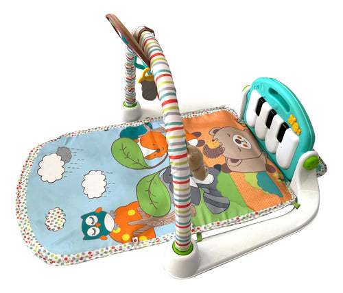 Baby Gym Piano Play Mat with Activities and Sounds 0