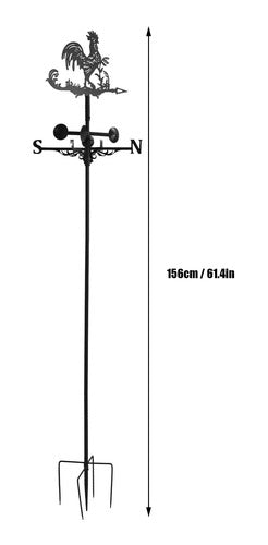 Lawn Weathervane Weather Vane Wrought Iron Weather Vane Wind 4