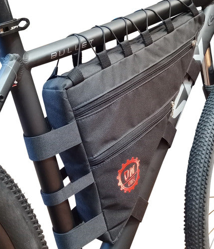 Triangle Bicycle Frame Bag with Double Compartment by Dm Bike 6