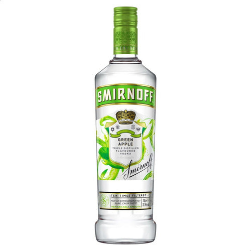 Vodka Smirnoff Green Apple x3 Bottles 1