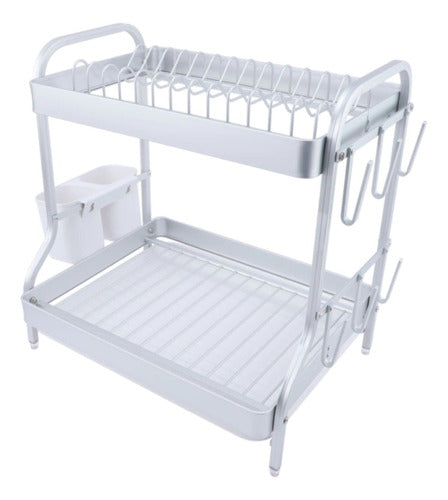 Vonne Aluminum Dish Drying Rack 2 Levels (7495) 3