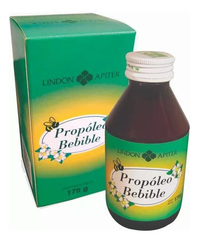 Laboratorio Apiter Pack X 6 Propoleo Bebible Lindon Apiter 175g Miel Mucolitico 0