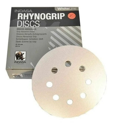 Indasa Velcro Sanding Disk Rhynogrip 125mm Rotoorbital P220 50u 0