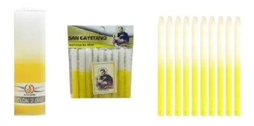 Iluminarte San Cayetano Pack - Velón and Candles 0